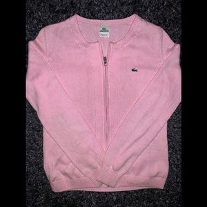 Lacoste Zip Up Sweater